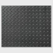 metallische Struktur in schwarzer Farbe Geschenkpapier (Flach)