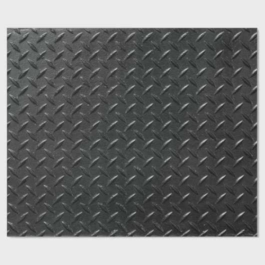 metallische Struktur in schwarzer Farbe Geschenkpapier (Flach)