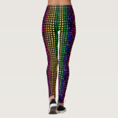 Metallische Studs Musterfarben Leggings (Rückseite)