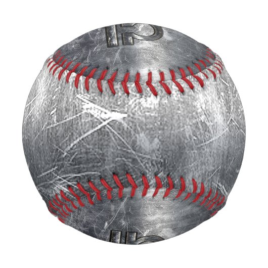 Metallische Style Libra Zodiac-Zeichen Baseball (Rückseite)