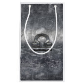 Metallische Style Libra Zodiac-Zeichen Kleine Geschenktüte (Vorderseite)