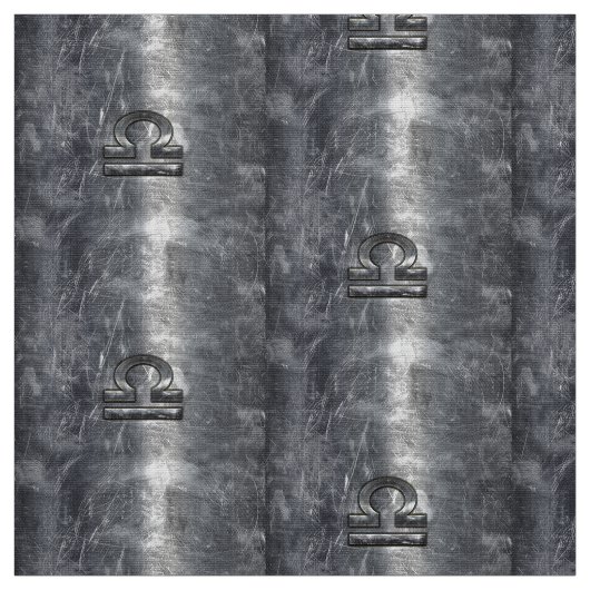 Metallische Style Libra Zodiac-Zeichen Stoff (Muster)