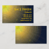 Metallische Sun-Visitenkarte Visitenkarte (Vorne/Hinten)