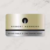 Metallische Textur aus Gold und Silber-Imitat Visitenkarte (Vorderseite)