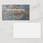 Metallische Textur Visitenkarte (Vorne/Hinten)