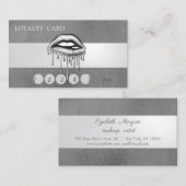 Metallische Tropflippen, Lederaussehen Treuekarte (Vorne/Hinten)