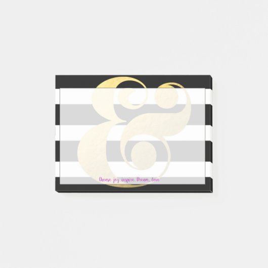 Metallische u. Streifen-Etzeichen-Post-It Post-it Klebezettel (Vorderseite)