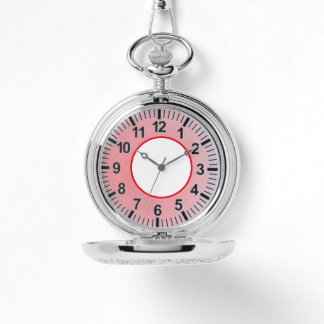 Metallische Uhr mit farbenfroher Stilrichtung