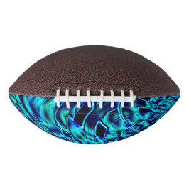 Metallische und krüge Täuschung, blau bis grün Football