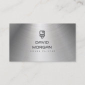 Metallische Visitenkarte für Hausmaler (Vorderseite)