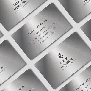 Metallische Visitenkarte für Hausmaler