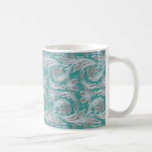 Metallische Wellen, TASSE aus weißem KAFFEE