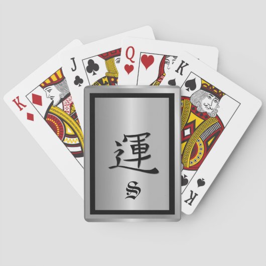 Metallische Wirkung Spielkarten (Rückseite)