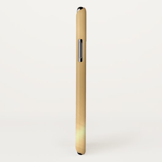Metallischer blasser GoldEdelstahl-Metallblick Case-Mate iPhone Hülle (Hinten/Rechts)