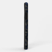 Metallischer blauer Leopard-Haut iPhone 5 Kasten Case-Mate iPhone Hülle (Hinten/Rechts)
