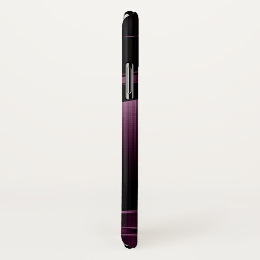 Metallischer Burgundy-roter geometrischer Hintergr Case-Mate iPhone Hülle (Hinten/Rechts)