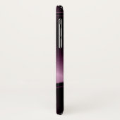 Metallischer Burgundy-roter geometrischer Hintergr Case-Mate iPhone Hülle (Hinten/Links)