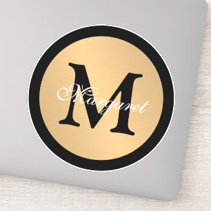Metallischer Button-Cutout für den personalisierte Aufkleber
