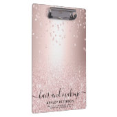 Metallischer Confetti Schein des Klemmbrett (Rechts)