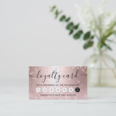 Metallischer Confetti Schein des Treuekarte (Stehend Vorderseite)