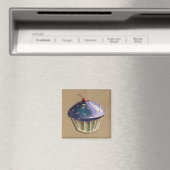 Metallischer Cupcake Magnet (In Situ (Geschirrspüler))