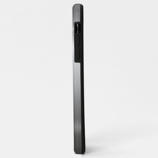 Metallischer Edelstahlaussehen Case-Mate iPhone Hülle (Hinten/Links)