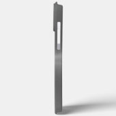 Metallischer Edelstahlaussehen Case-Mate iPhone Hülle (Rückseite / Links)