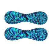 Metallischer Effekt mit blau-grün gekröntem Bild Baseball (Paneele)