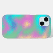 Metallischer Effekt von Unicorn-Regenbogen Case-Mate iPhone Hülle (Rückseite (Horizontal))