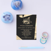 Metallischer Flyer für das Blasen-Logo (Einzeln)