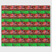 Metallischer Folien-Blick-cooles Geschenkpapier (Flach)