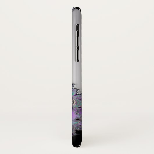 Metallischer Fraktal-MusikClef iPhone Fall Case-Mate iPhone Hülle (Hinten/Links)