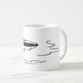 Metallischer Glanzschuß Kaffeetasse (VorderseiteRechts)