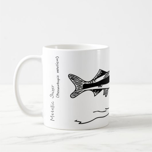 Metallischer Glanzschuß Kaffeetasse (Links)