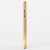 Metallischer, glatter, rostfreier Stahlausdruck Case-Mate iPhone Hülle (Hinten/Rechts)