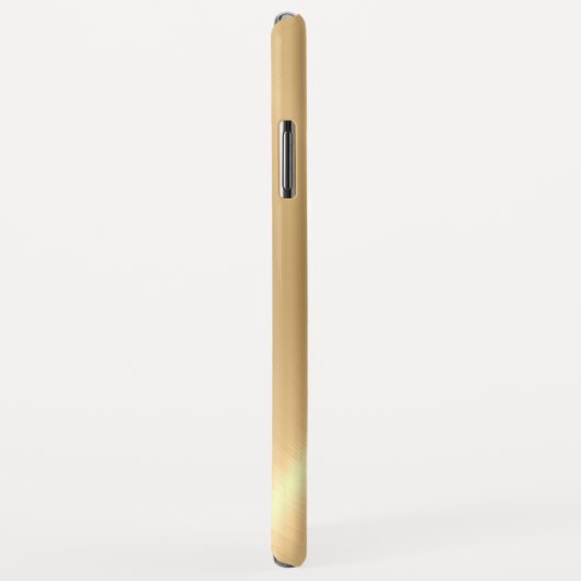 Metallischer, glatter, rostfreier Stahlausdruck Case-Mate iPhone Hülle (Hinten/Rechts)