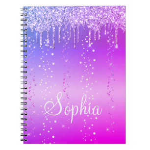 Metallischer Glitzer für die Trockenmittelblindung Notizblock