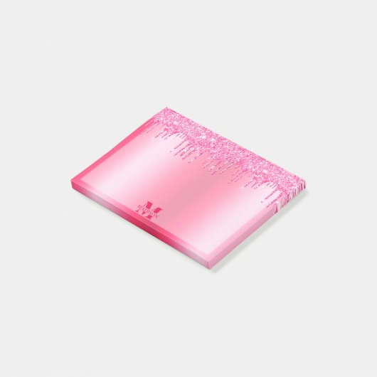 Metallischer Glitzer für die Trockenmittelblindung Post-it Klebezettel (angewinkelt)