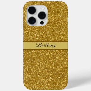 Metallischer Gold Glitzer Künstlerischer Abstrakte Case-Mate iPhone Hülle