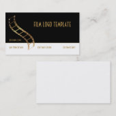 Metallischer Goldfilm Visitenkarte (Vorne/Hinten)