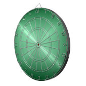 Metallischer, grüner Edelstahlaussehen Dartscheibe (Vorderseite rechts)