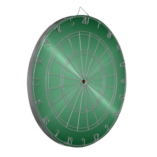 Metallischer, grüner Edelstahlaussehen Dartscheibe (Vorderseite Links)