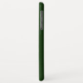 Metallischer grüner Hintergrund mit dunkelgrüner S Case-Mate iPhone Hülle (Hinten/Links)