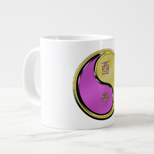 Metallischer Hahn Jumbo-Tasse
