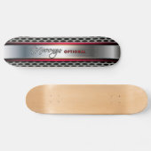 Metallischer Hintergrund Art 5A Skateboard (Horizontal)