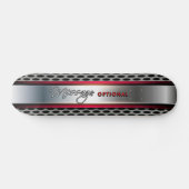 Metallischer Hintergrund Art 5A Skateboard (Horizontal)