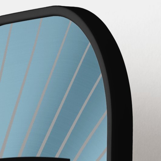 Metallischer Hintergrund des personalisierten Pick Pickleball Schläger (Linke Seite)