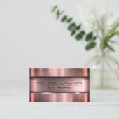 Metallischer Hintergrund | industriell Visitenkarte (Stehend Vorderseite)