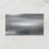 Metallischer Hintergrund | QR-Code Visitenkarte (Rückseite)