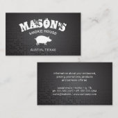 Metallischer Hintergrund Visitenkarte (Vorne/Hinten)